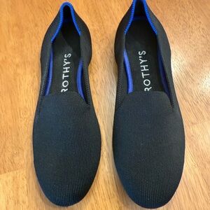 Rothy's Black and Blue Flats